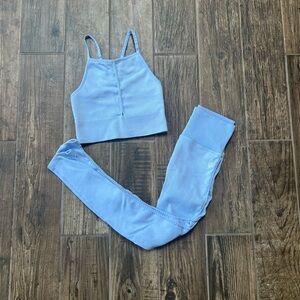 Free People Movement Ribbed Legging and Top Set